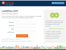 Tablet Screenshot of laweba.com